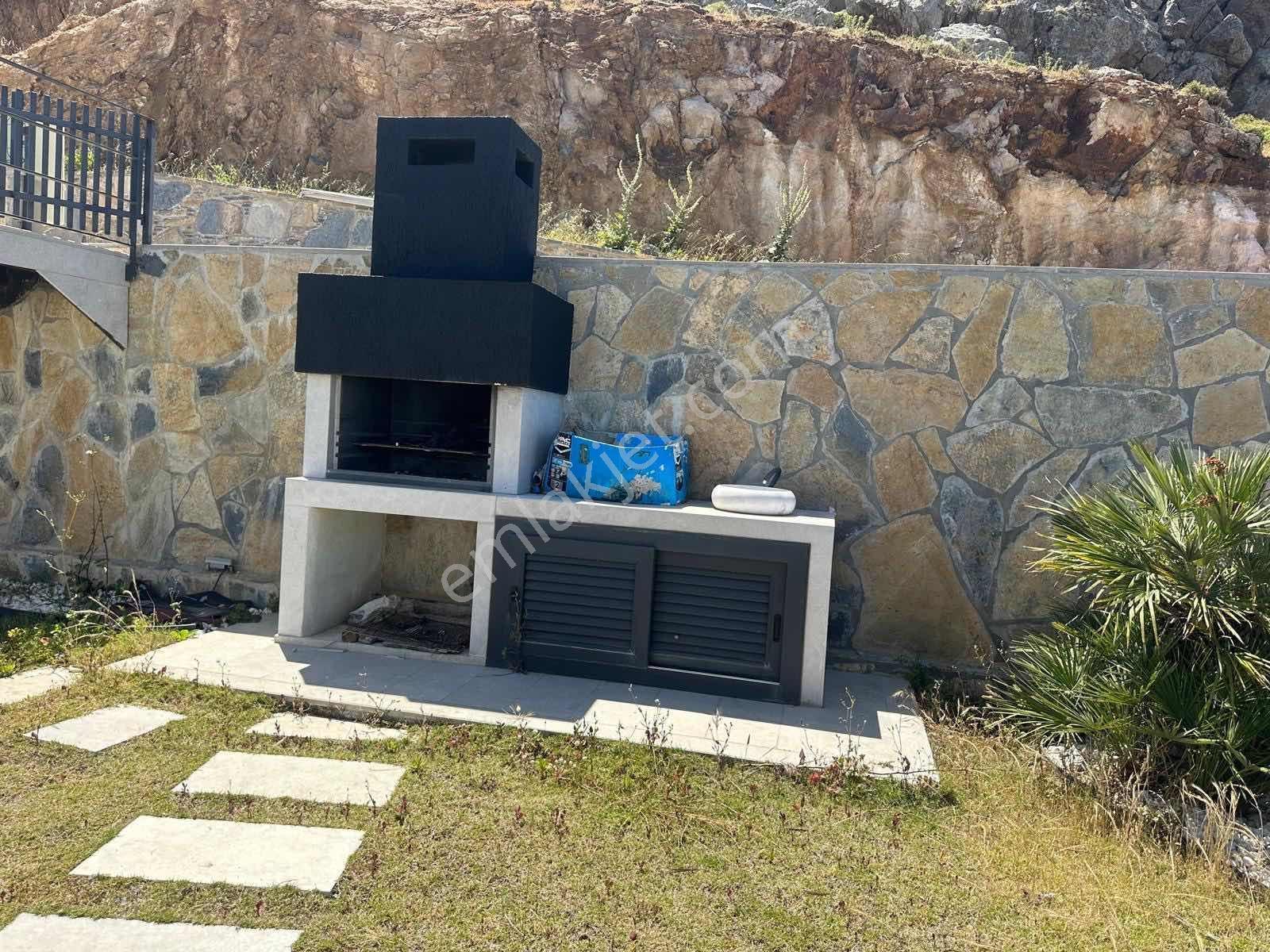 Bodrum Bağla Kiralık Mustakil Havuzlu Manzaralı Dubleks - Görsel 9