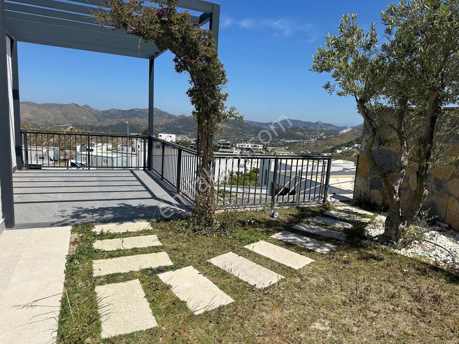 Bodrum Bağla Kiralık Mustakil Havuzlu Manzaralı Dubleks - Görsel 31