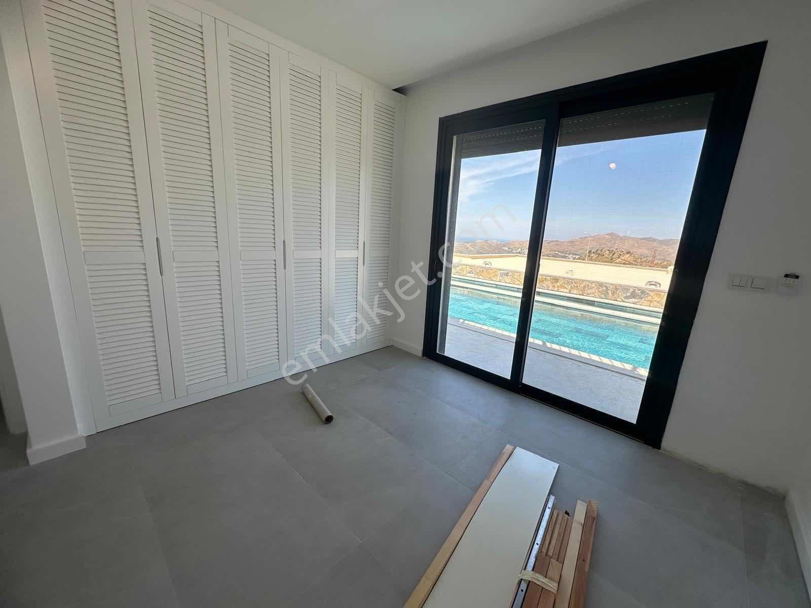 Bodrum Bağla Kiralık Mustakil Havuzlu Manzaralı Dubleks - Görsel 17
