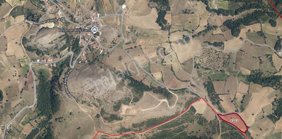 İznik Gölü Yakını Bursa Beypınar Köyü'nde 12dönüm Yola Cephe Yatırımlık Tarla - Görsel 4