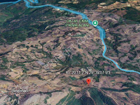 İznik Gölü Yakını Bursa Beypınar Köyü'nde 12dönüm Yola Cephe Yatırımlık Tarla - Görsel 7