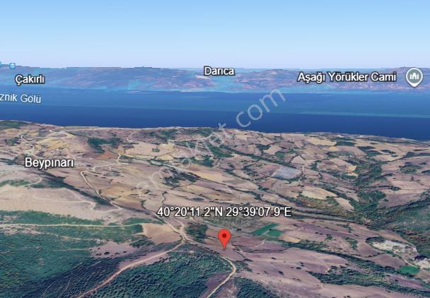 İznik Gölü Yakını Bursa Beypınar Köyü'nde 12dönüm Yola Cephe Yatırımlık Tarla - Görsel 10