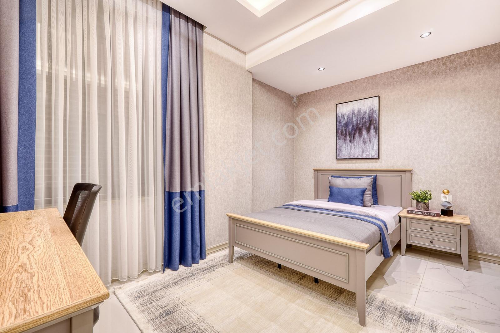 Alanya Tepe'de Sıfır Eşyalı Ultra Lüks 5+2 Villa - Görsel 8