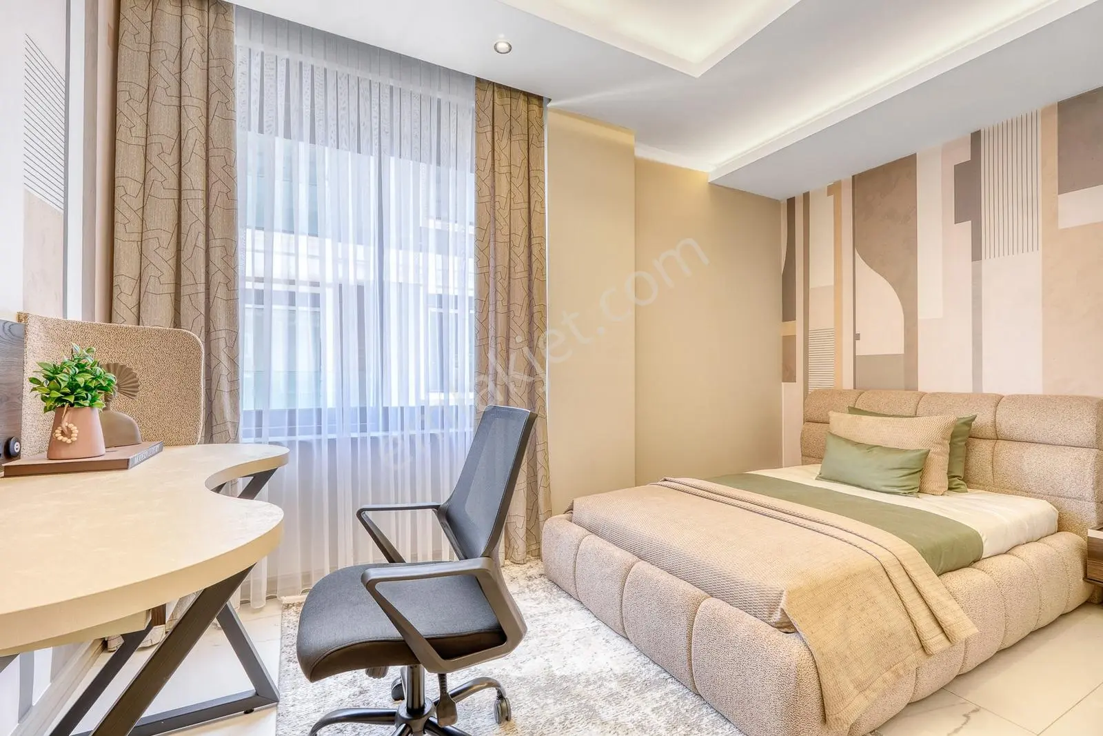 Alanya Tepe'de Sıfır Eşyalı Ultra Lüks 5+2 Villa - Görsel 4