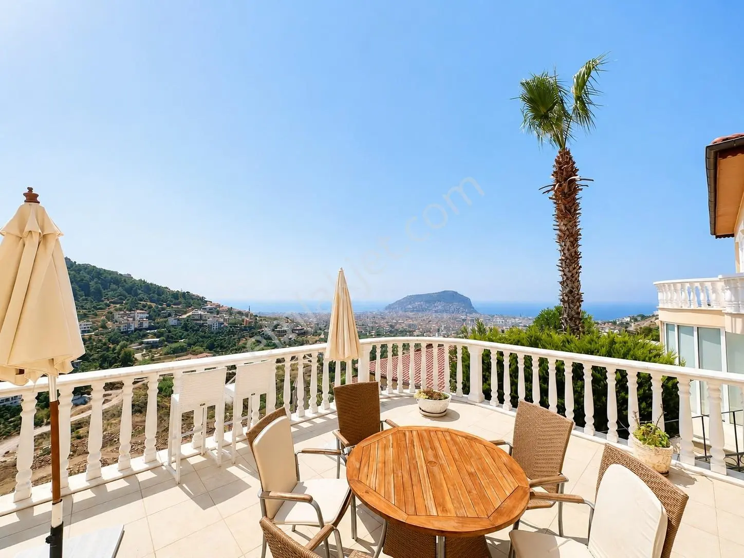 Alanya Tepe 4+1 350m2 3 Balkon,otopark,havuz,eşyalı,kale Manzara - Görsel 33
