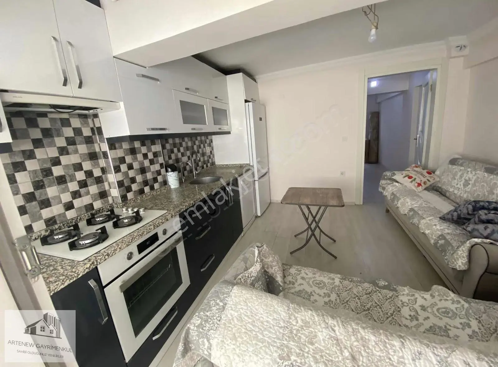 Aw'den 1+1 Açık Mutfak Klimalı Eşyalı Arakat Kiralık Daire - Görsel 5