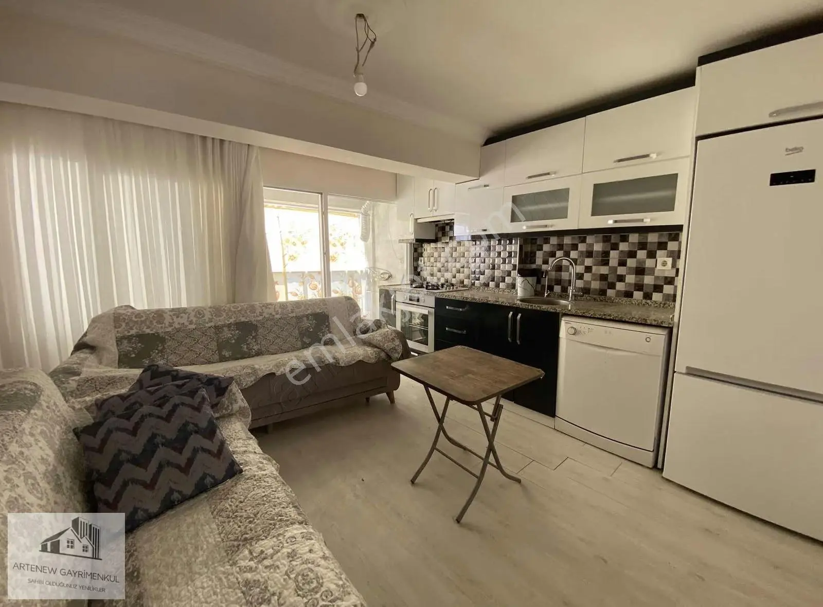 Aw'den 1+1 Açık Mutfak Klimalı Eşyalı Arakat Kiralık Daire - Görsel 2