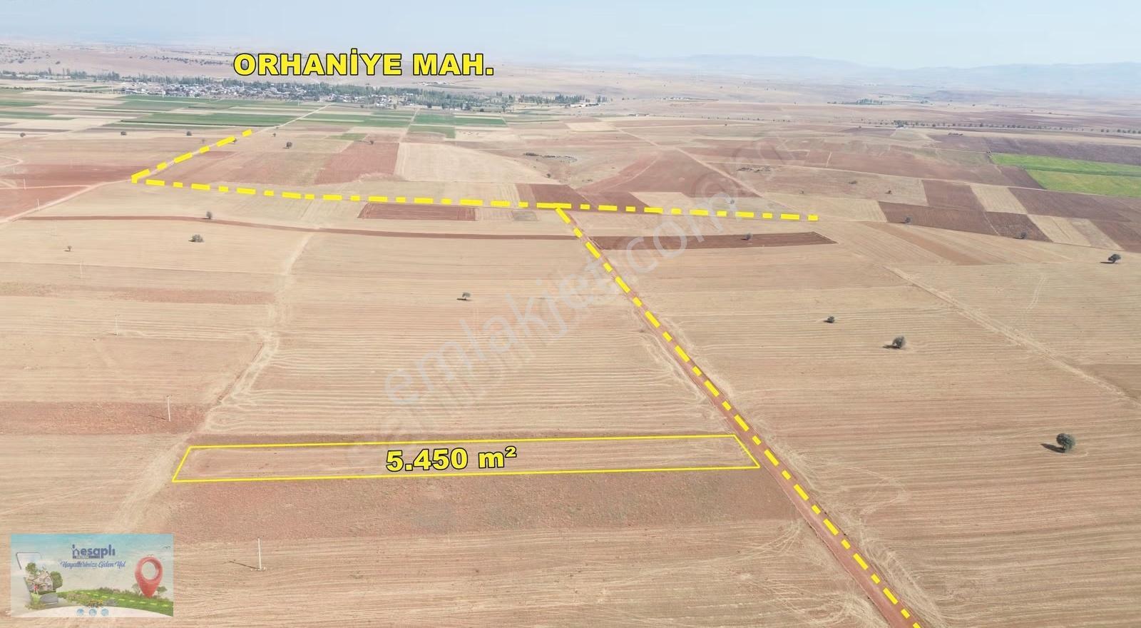 Akören Hacılar Mahallesinde 5.450 M² Sulanır Tarla Yola Sıfır - Görsel 2