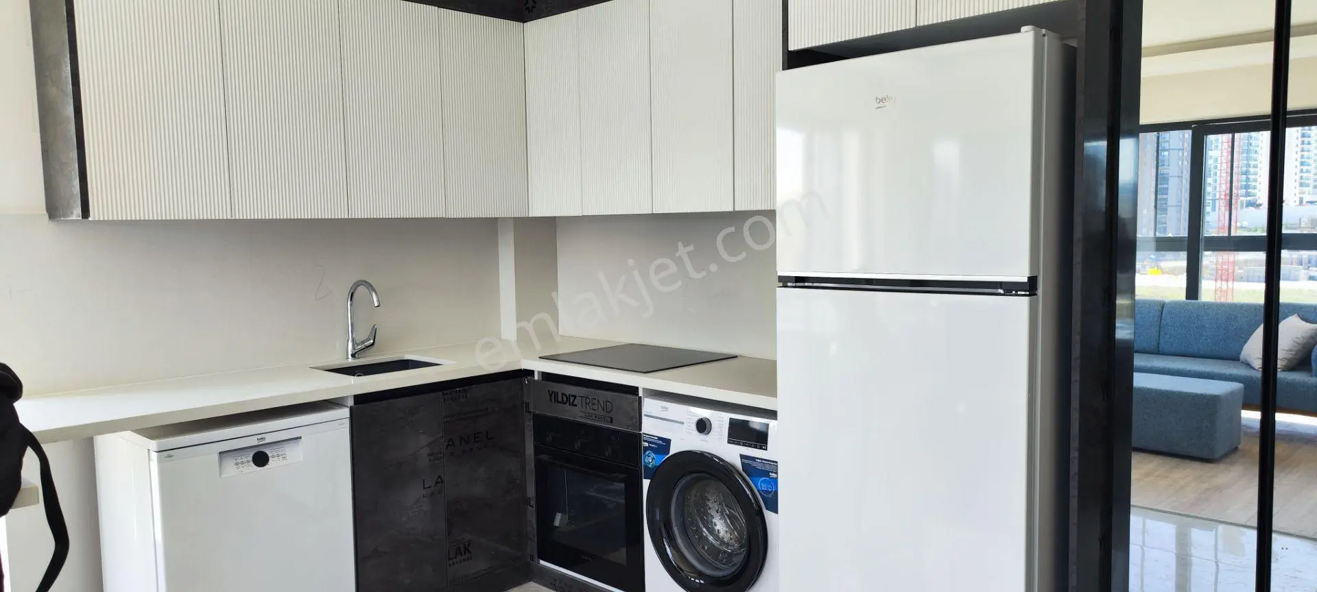 Sahibinden..as Royal Viole Yaşamkent'te 1+1 Eşyalı Kiralık Daire - Görsel 4