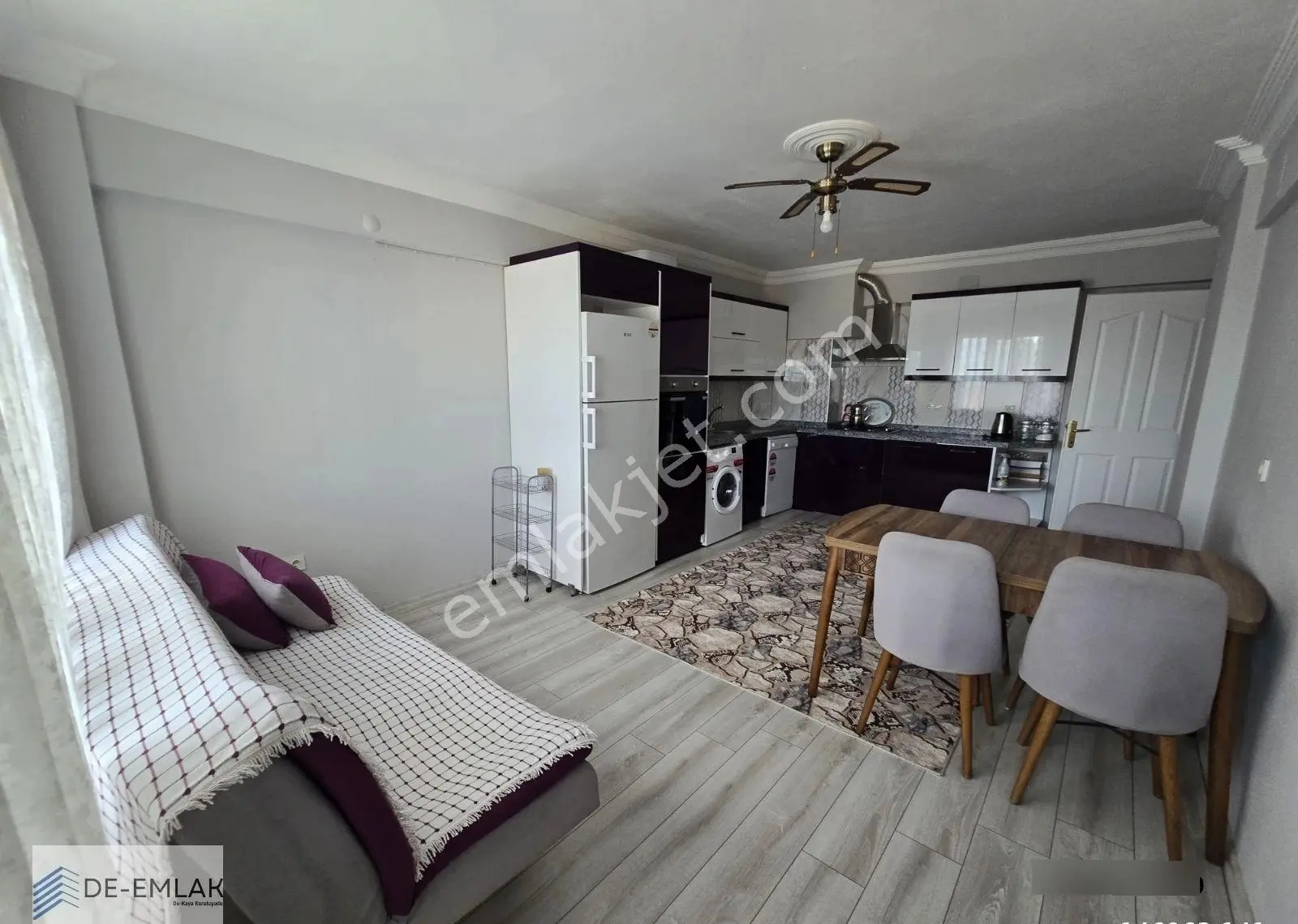 Ortaca Merkezde 2+1full Eşyalı Kiralık Daire - Görsel 4