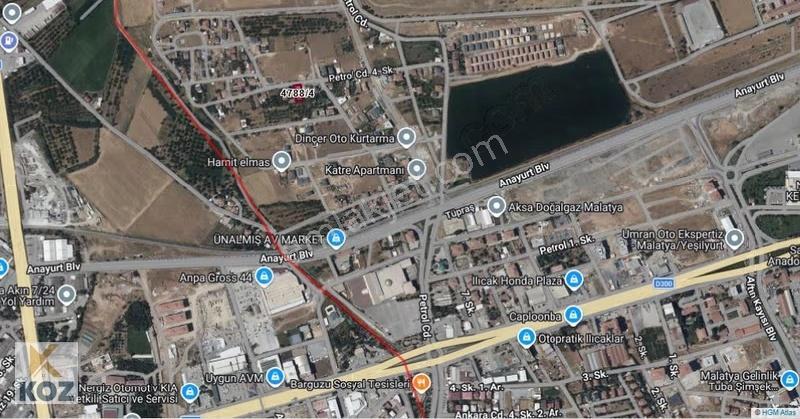 Koz Emlak'tan Cevreyoluna Yakın Mesefade Villa İmarlı Arsa