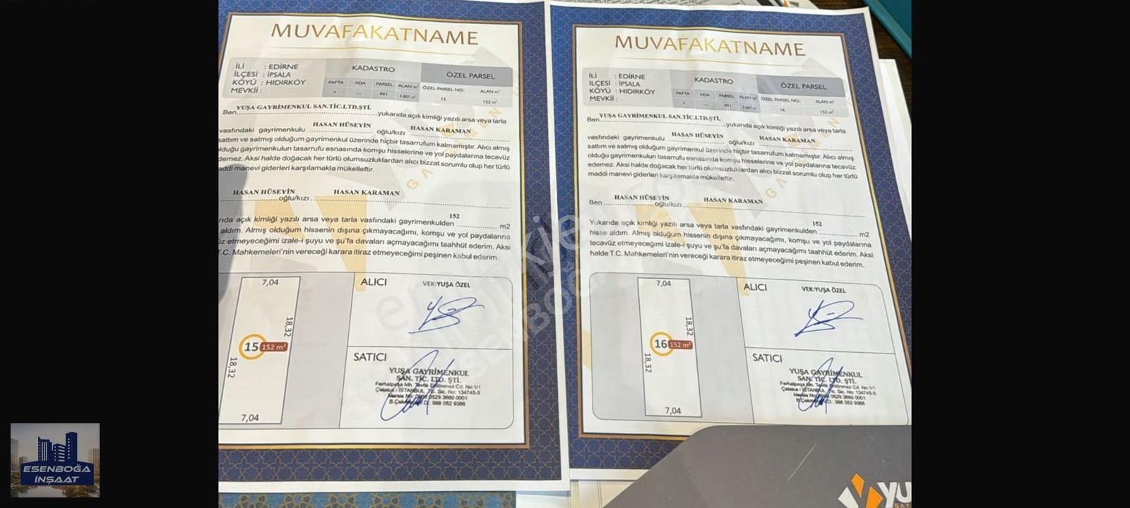 Edirne İpsala Hıdırköy'de Satılık Yatırımlık Arsa - Görsel 4