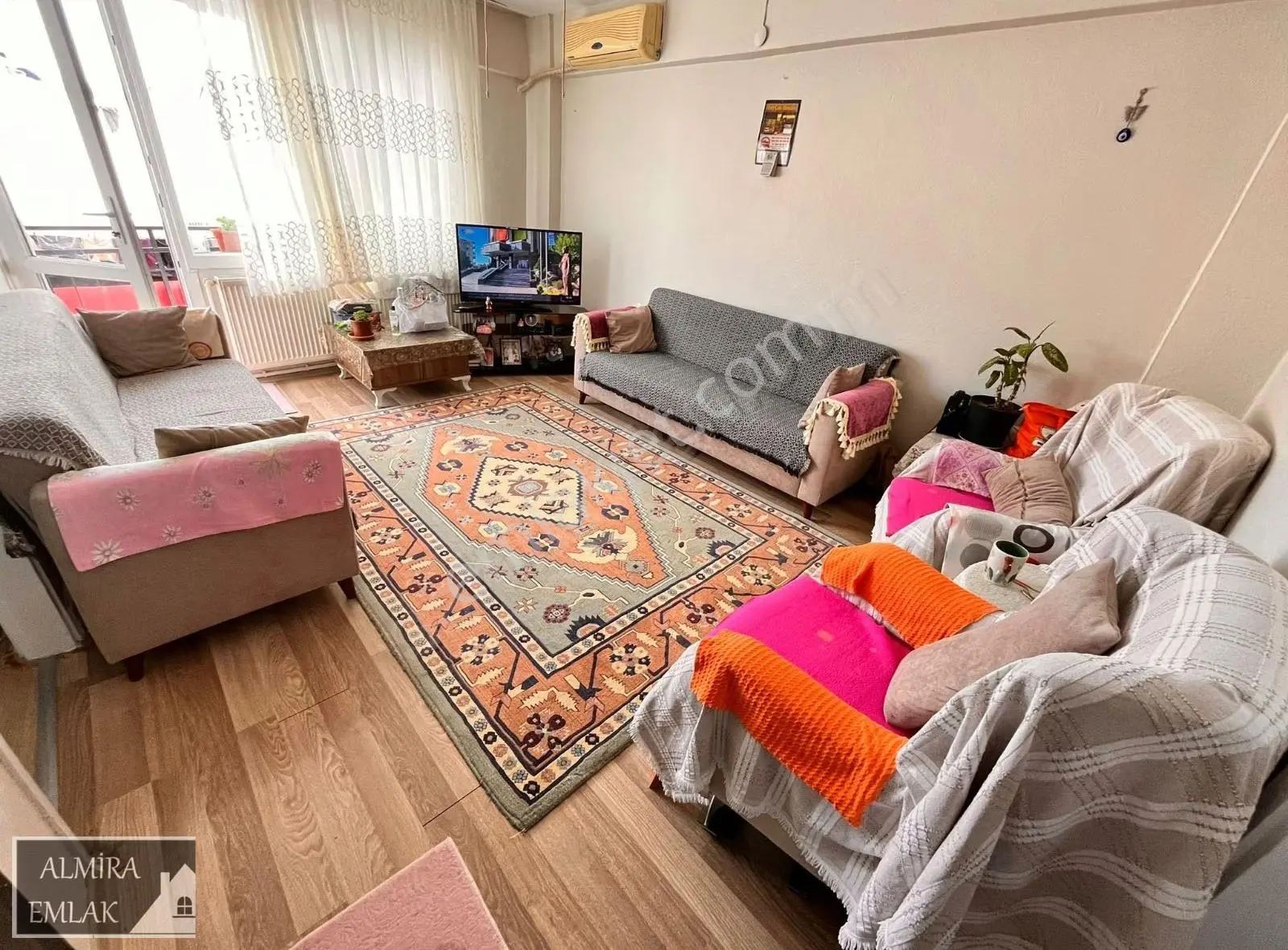 Hatay Üçyol Betonyol Cadde Üzeri 2+1 Doğalgazlı Çift Cephe Daire