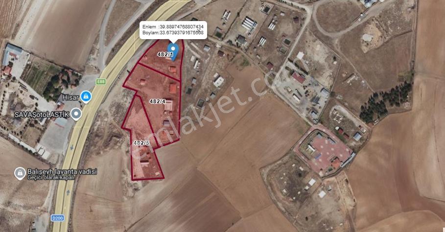Kırıkkale Yolu Üzerinde Satılık Lpg Depolama Alanı 22 Dönüm Arsa - Görsel 2