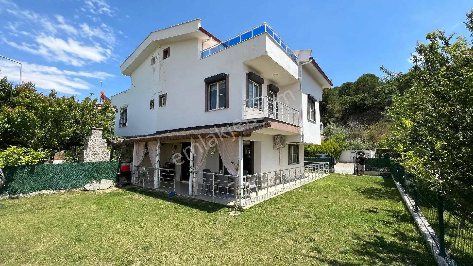 Eşsiz Doğa Panaromik Deniz Manzarası İle Süper, Eşyalı 4+1 Villa