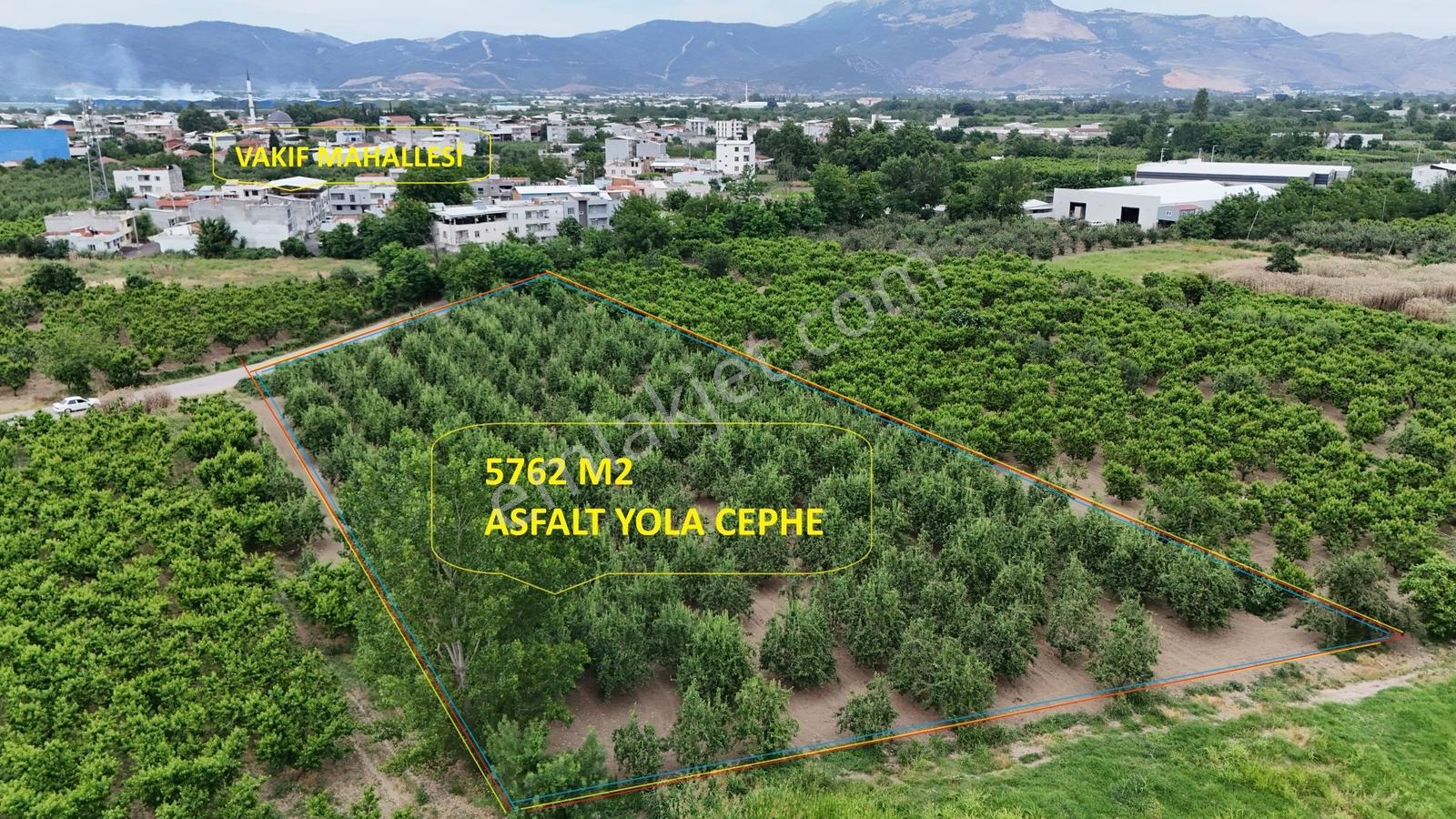 Profasor *dan Yıldırım Vakıf 'ta Yola Cephe 5762m2 Satılık Tarla - Görsel 18