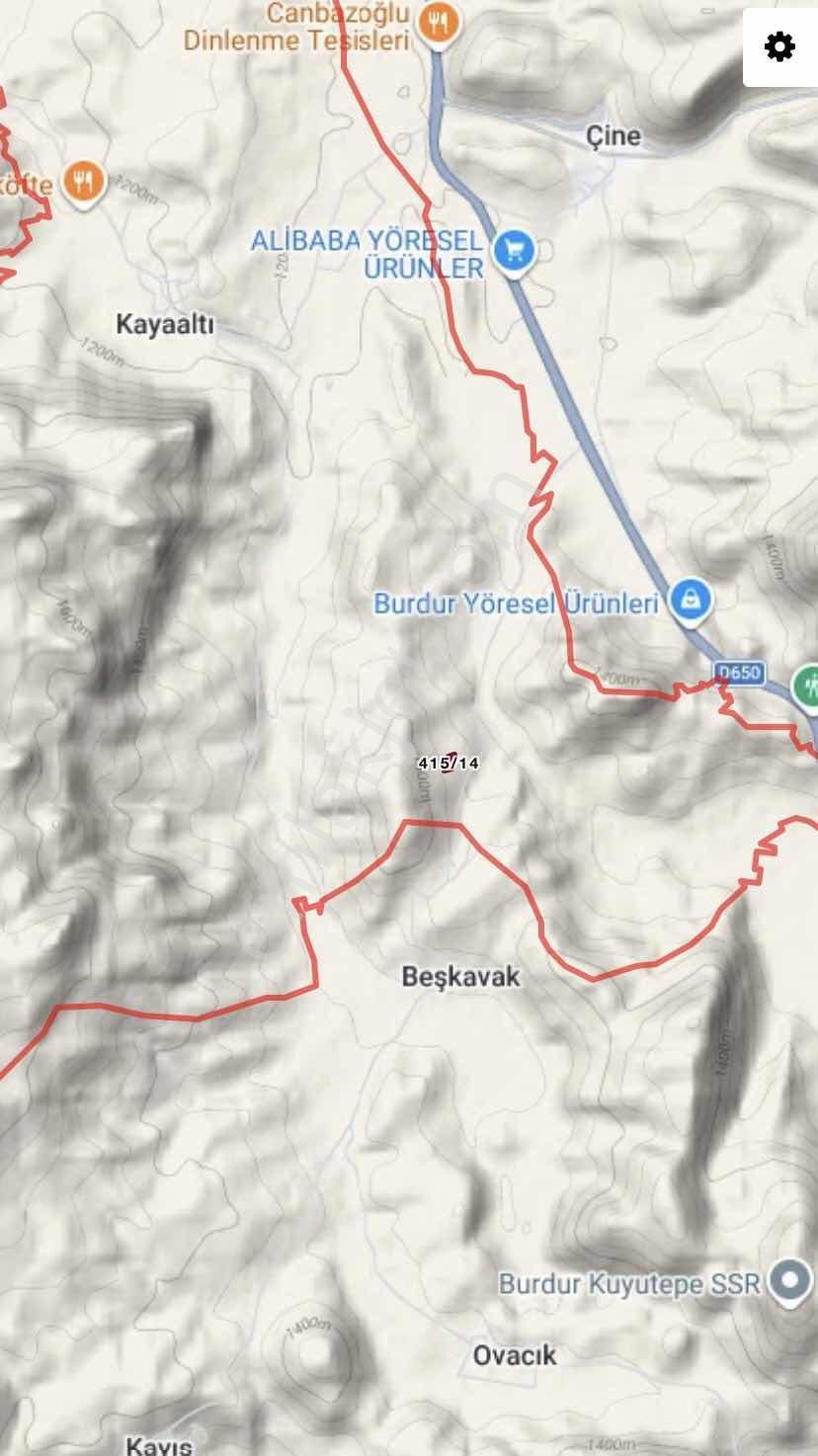İnfo Burdur Merkez Kayaaltı'nda Satılık Tarla 5.817 M2 - Görsel 5