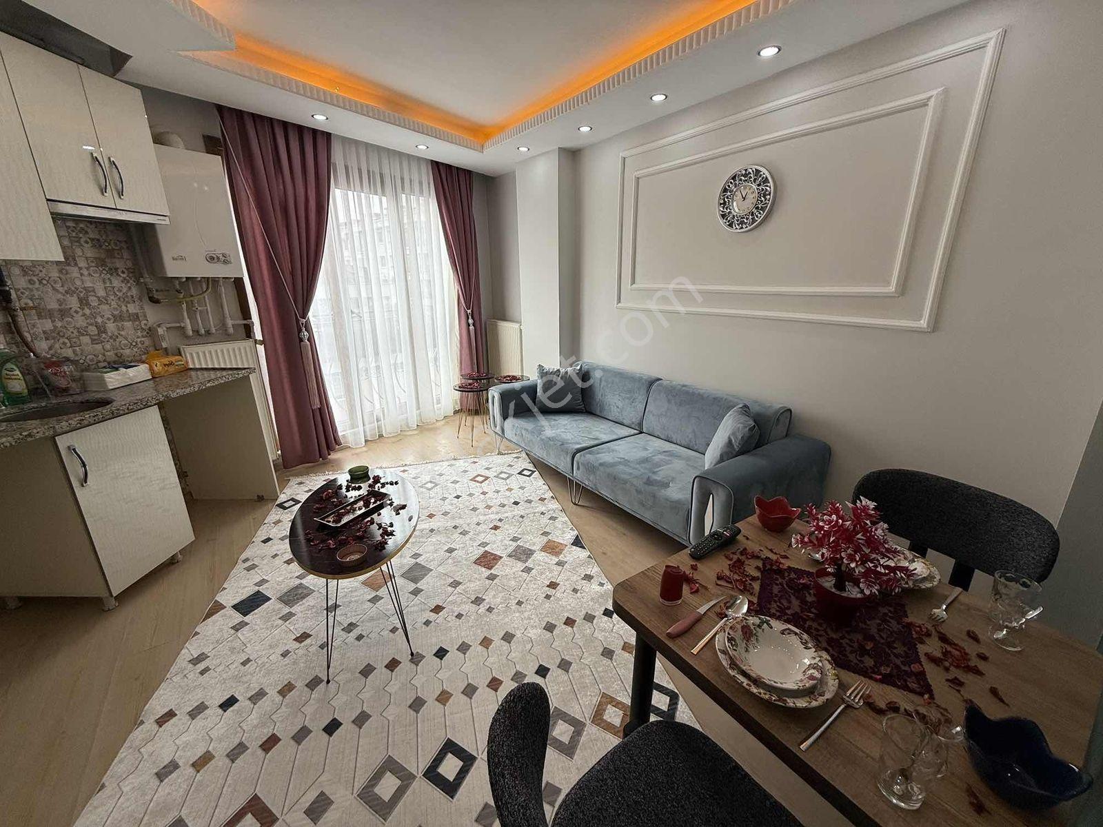 Yeni Bina Full Sıfır Eşyalı 1.kat Ferah 32bin Kiracılı Lüks 1+1