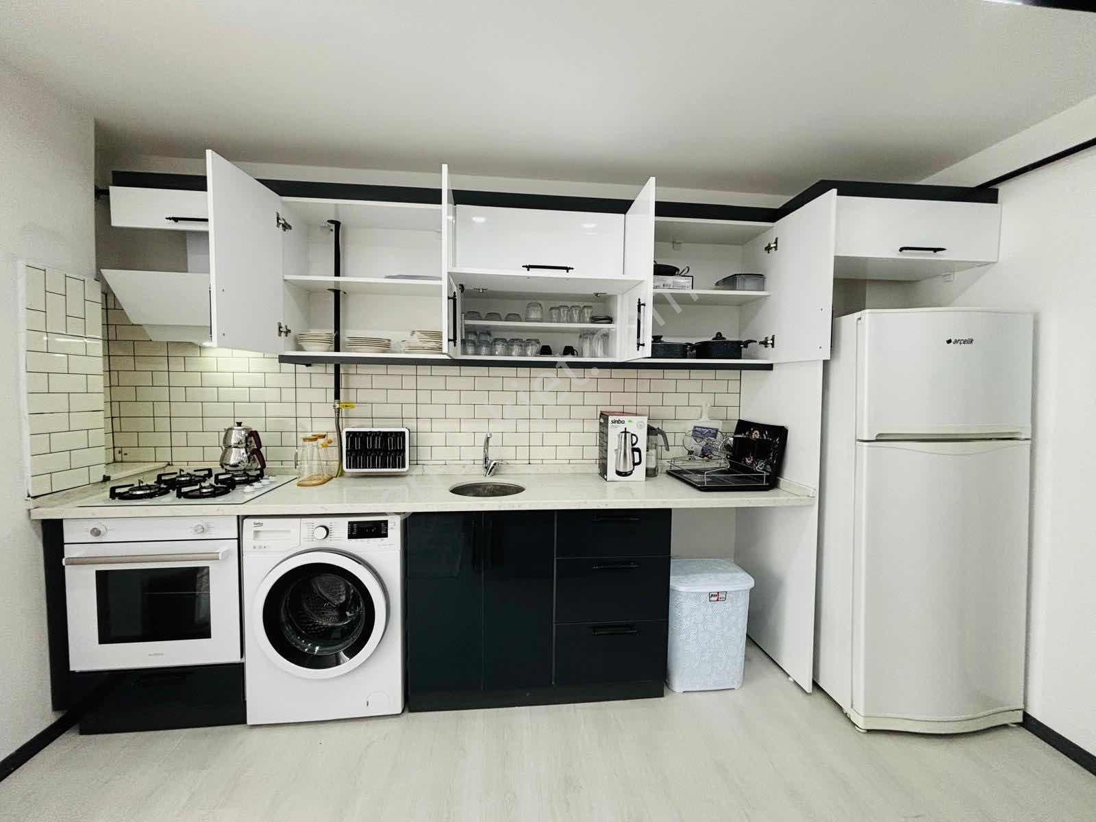 Güven'den İstasyon'da Servislere Yakın Full Eşyalı Ara Kat 1+1ev - Görsel 7