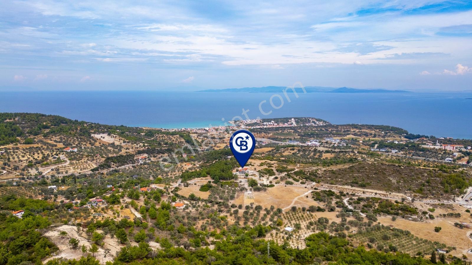Karaburun Mordoğan'da Panaromik Deniz Manzaralı Taş Villa - Görsel 28