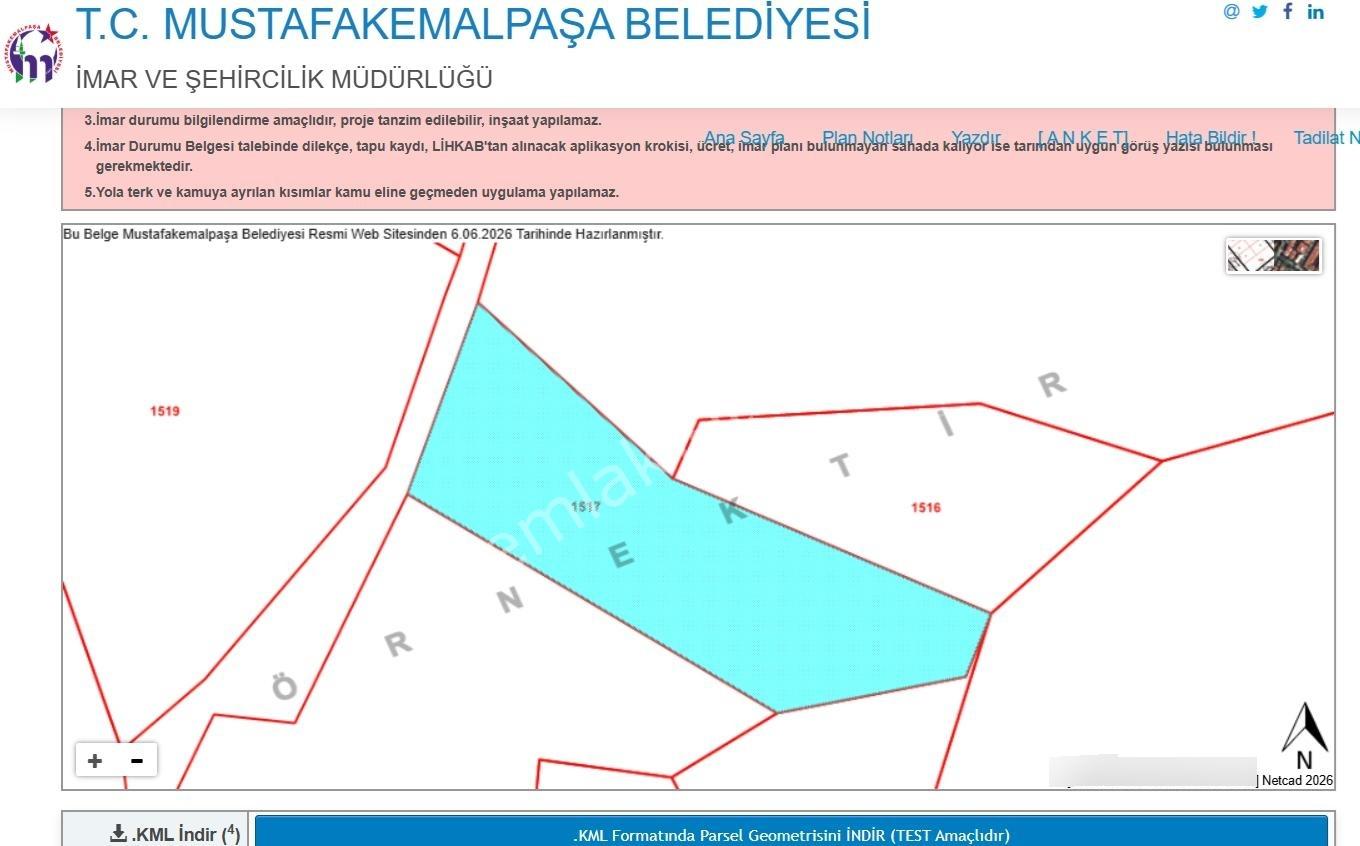 Bursadabul'dan Yalıntaş Gölet Manzaralı Tarla 4.000m2 - Görsel 8