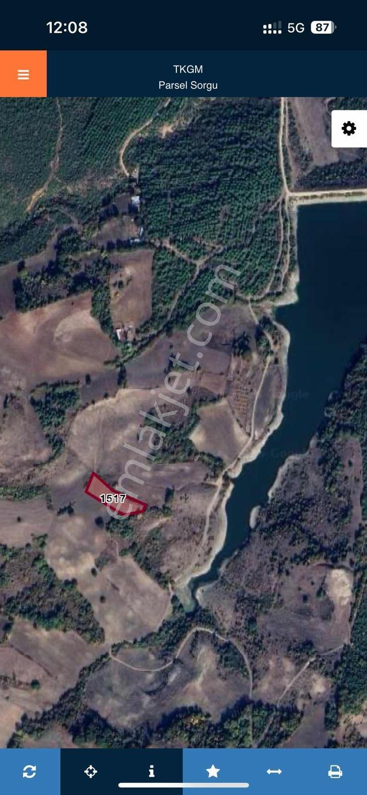 Bursadabul'dan Yalıntaş Gölet Manzaralı Tarla 4.000m2 - Görsel 4