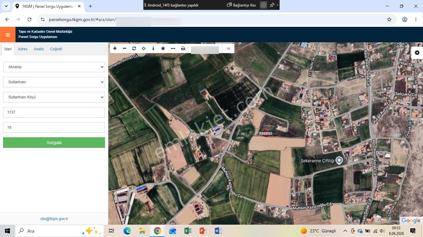 Aksaray Sultanhanı İlçesinde Satılık 932 M Fırsat Arsa - Görsel 3
