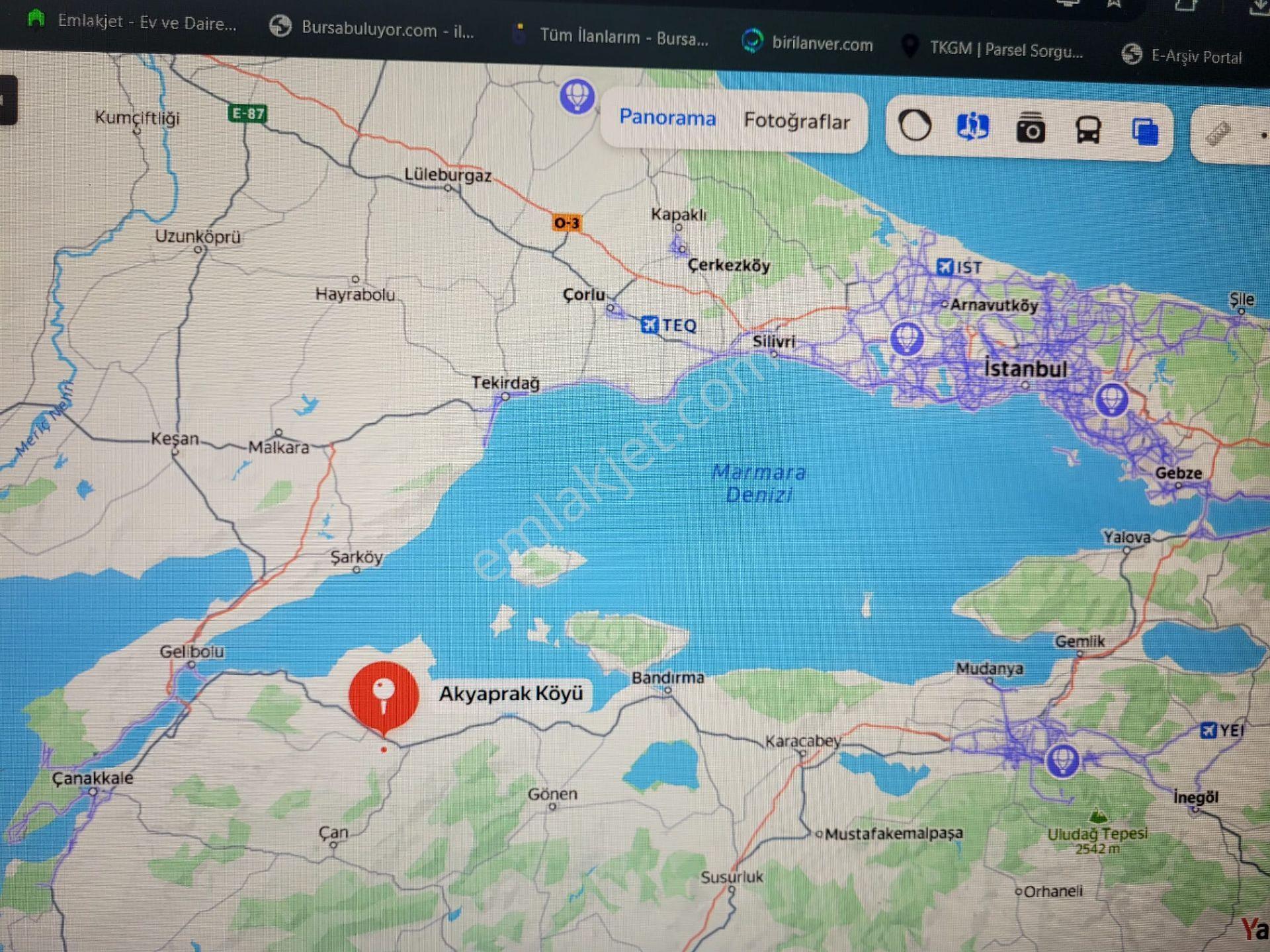 Bursa Kılıç Tan Biga Akyaprak Ta Satılık 4+1 Ev Ve 1028 M2 Arsa - Görsel 26