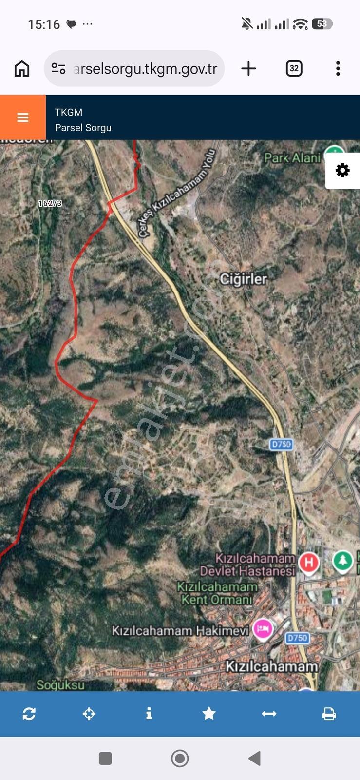 461 Mt Dere Kenarında.kızılcahamama 5 Dakika Uzaklıkta.tek Tapu - Görsel 3