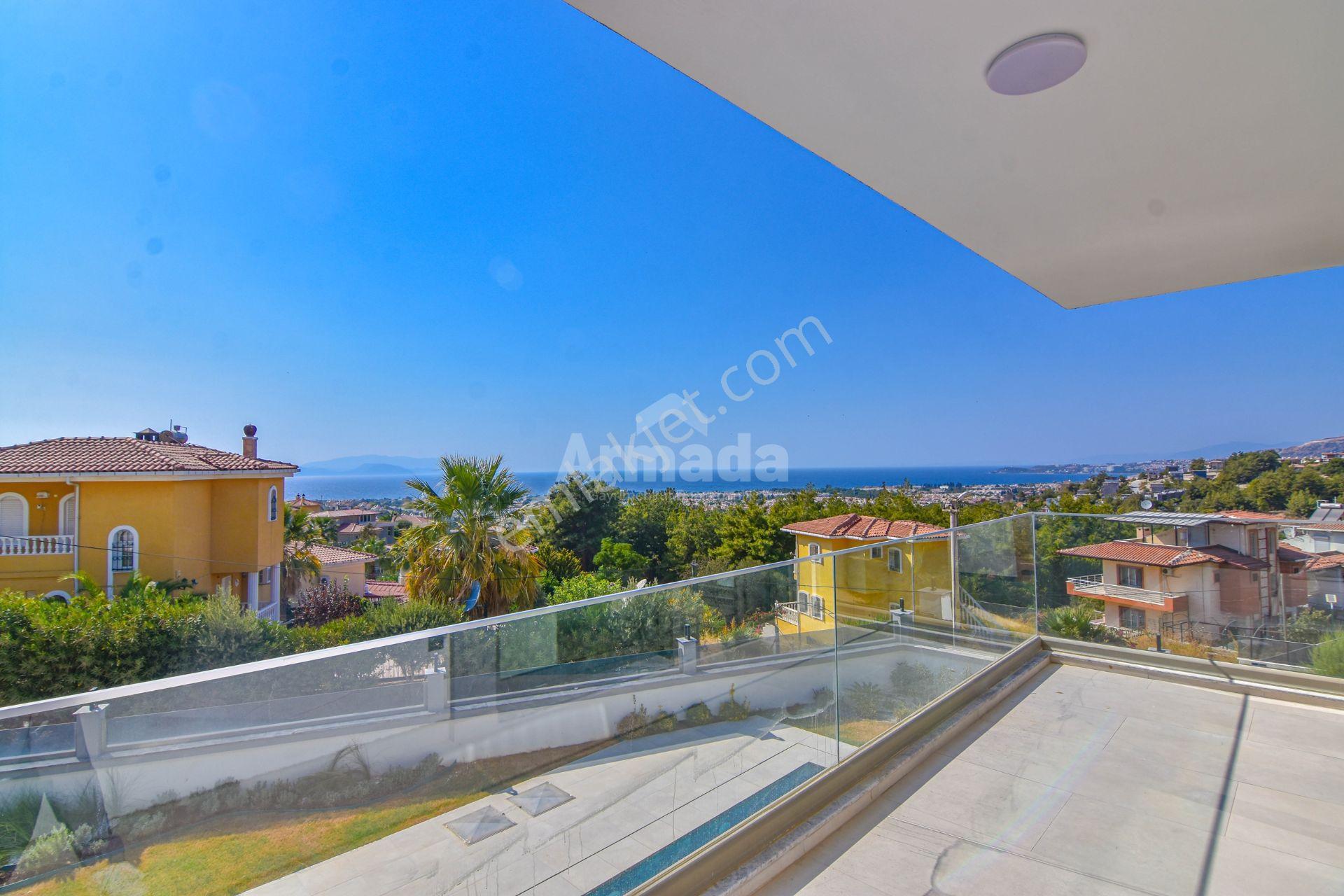 Kuşadası Soğucak’ta Panaromik Deniz Manzaralı Lüks Villa - Görsel 13