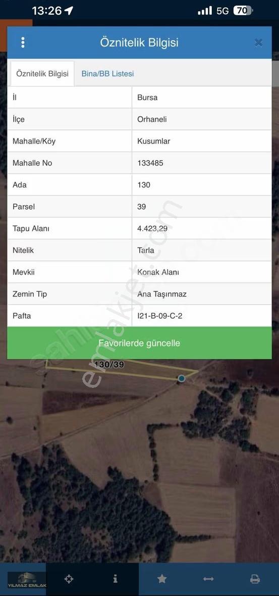 Bursa Orhaneli Kusumlar Mah
