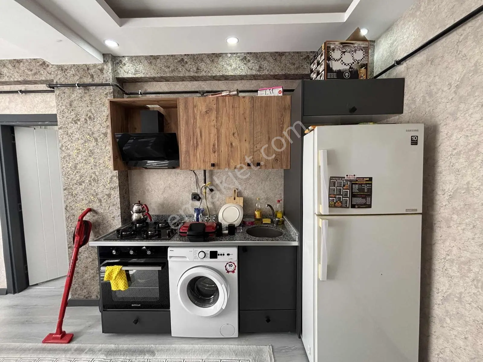İlke Emlaktan Kiralık Eşyalı 1+1 Daire - Görsel 3