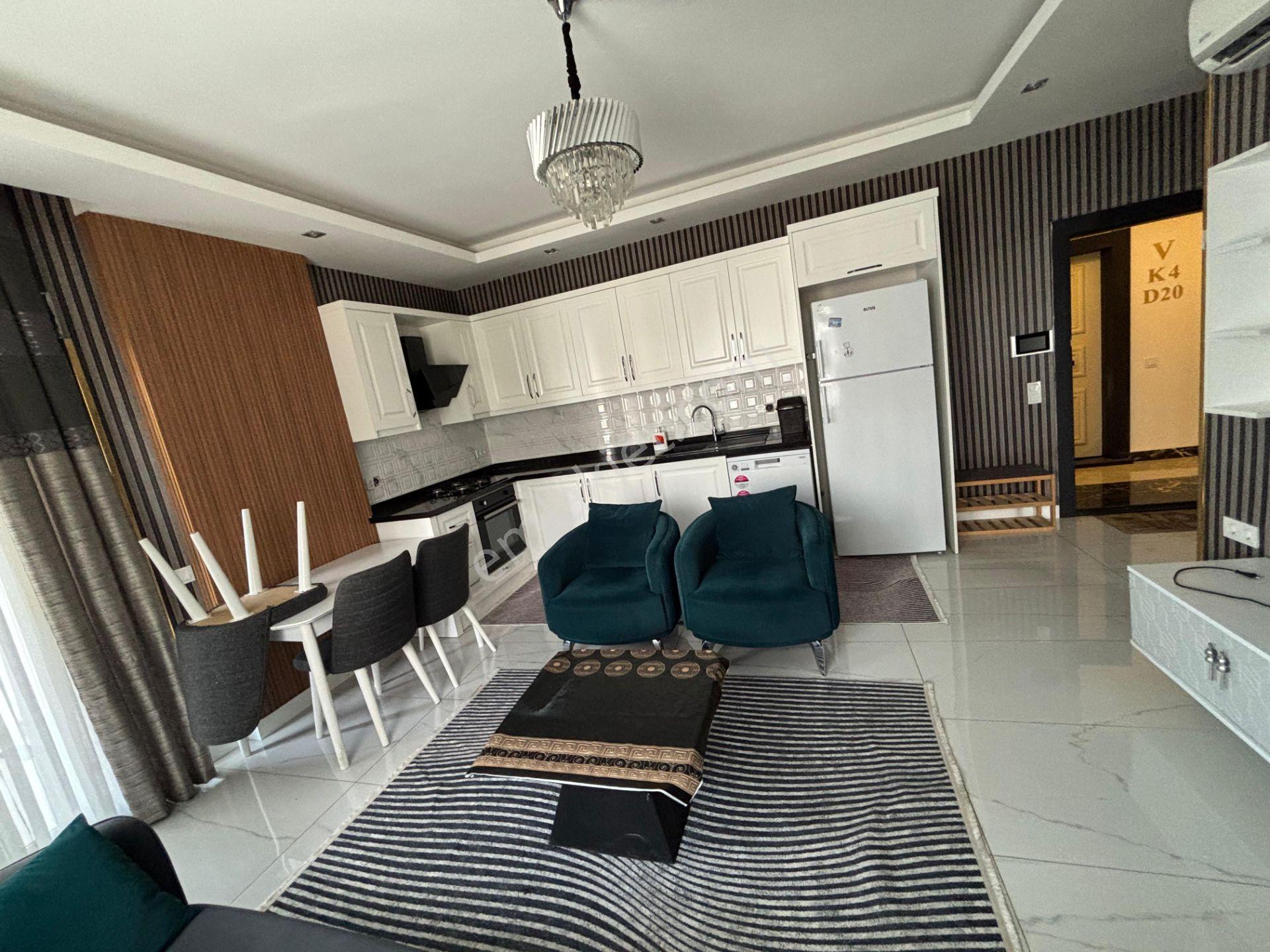 Volantis Tower Rezidans'ta Uzun Dönem Kiralık 1+1 Lüks Eşyalı Daire Mahmutlar Mahallesi - Görsel 4