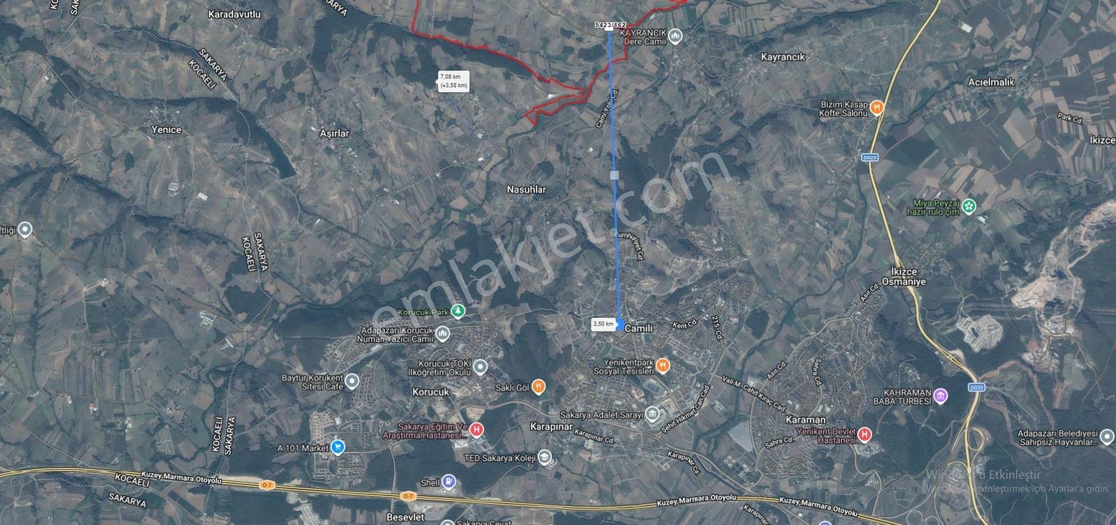 Salmanlıda Yola Cepheli Yatırıma Ve Al-sata Uygun 3700 M2 Arazi - Görsel 3