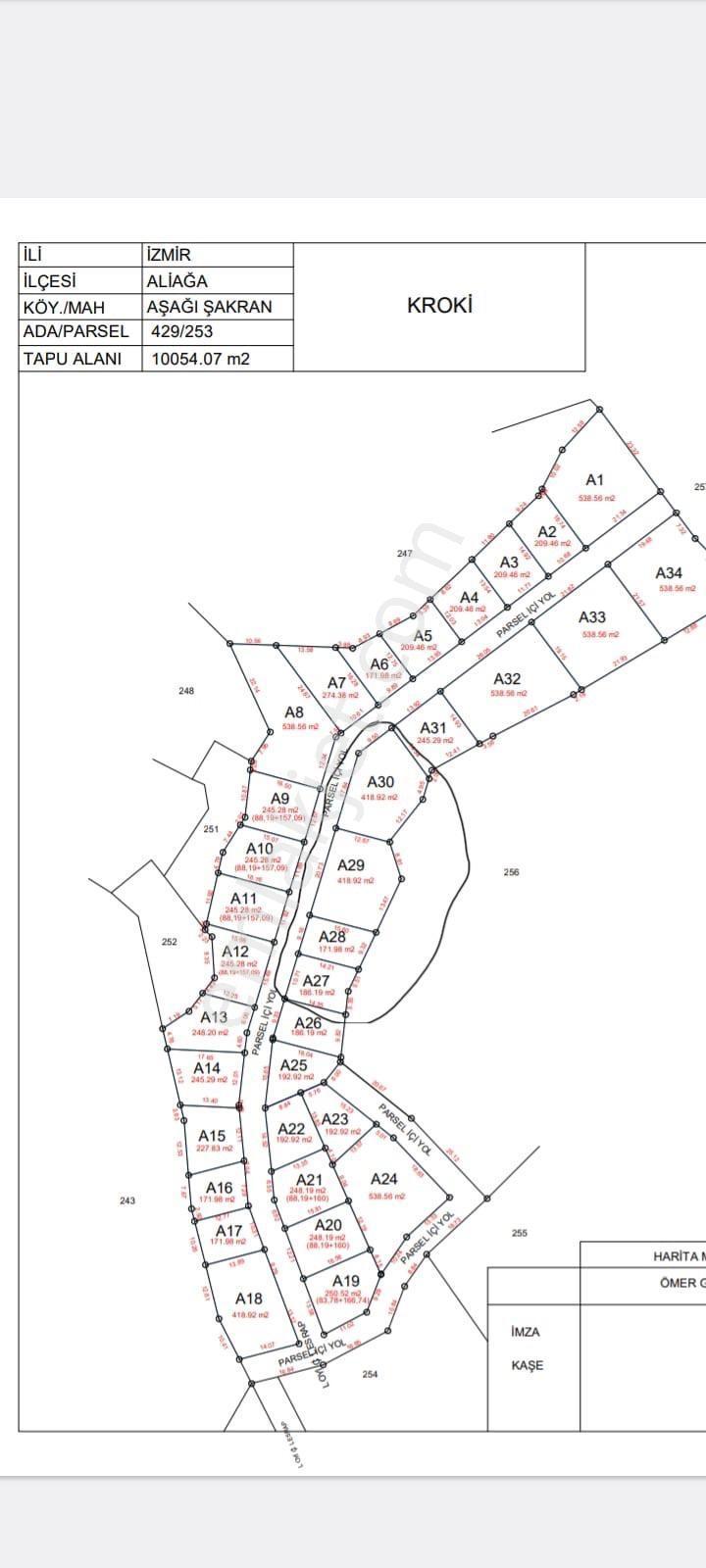 Aliağa Aşağışakranda Satılık Zeytinlik - Görsel 2