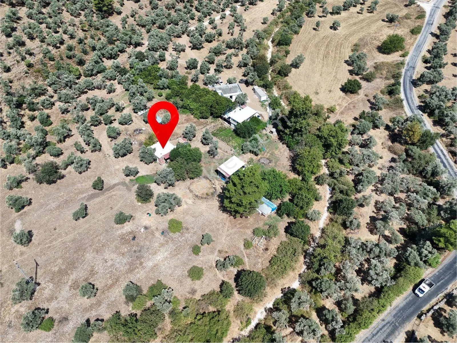 Milas Kandak'ta Doğa İçinde 1.641m² Zeytinlikli Müstakil Ev! - Görsel 3