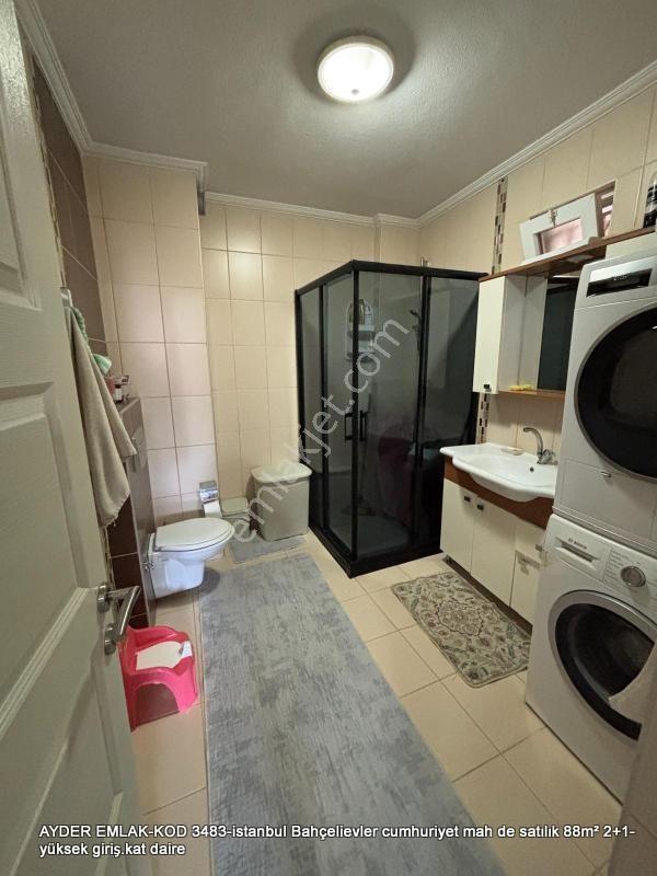 İstanbul Bahçelievler Cumhuriyet Mah De Satılık 88m² 2+1-yüksek Giriş.kat Daire - Görsel 8