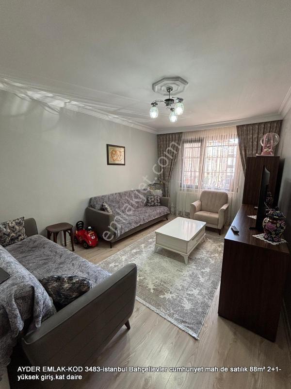 İstanbul Bahçelievler Cumhuriyet Mah De Satılık 88m² 2+1-yüksek Giriş.kat Daire - Görsel 6