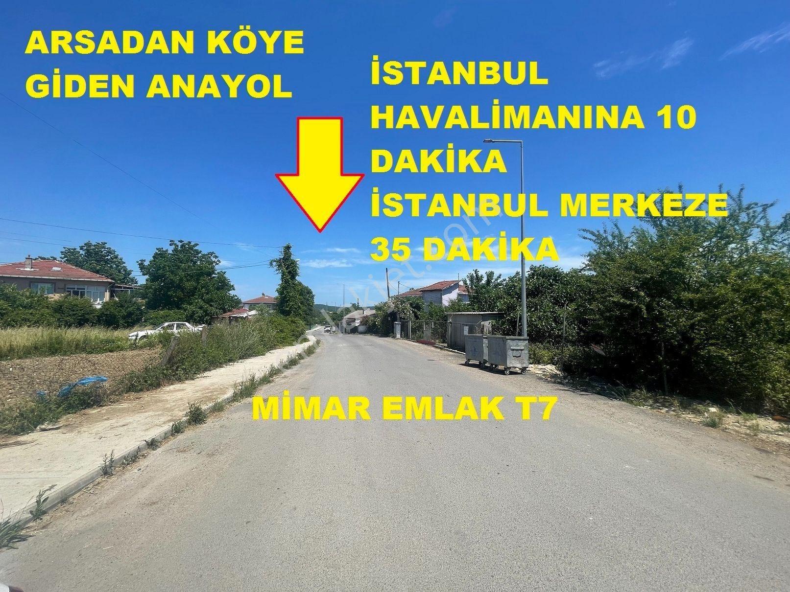 Çatalca Çanakça Mahallesinde Satılık Orman Manzaralı Kadastro Yolu Önü 687 M2 Müstakil Tapulu Tarla - Görsel 23