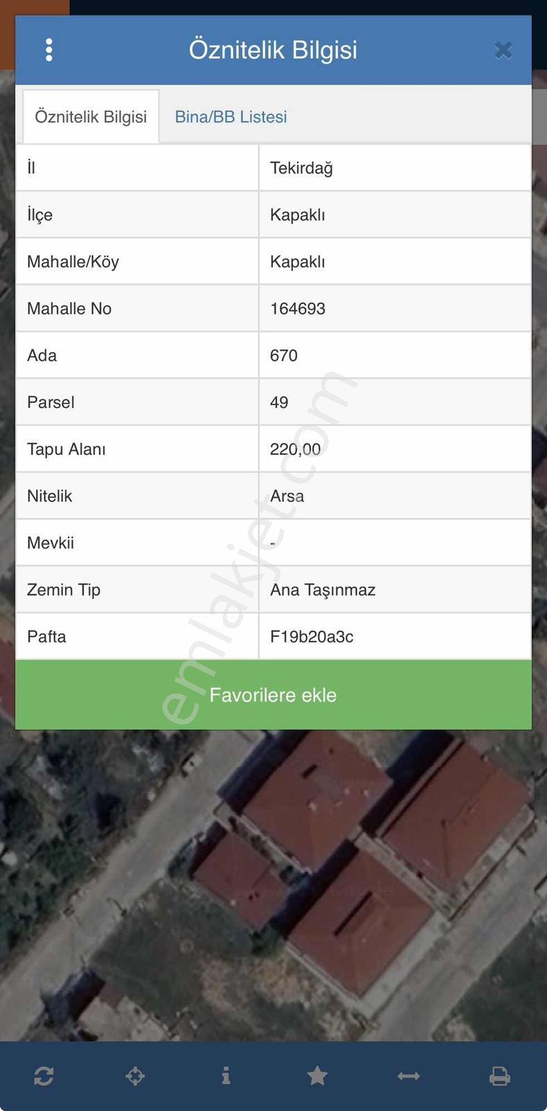 Kapaklı Merkezde İnşaata Hazır 220 Mt2 İmarlı İfrazlı Satılık