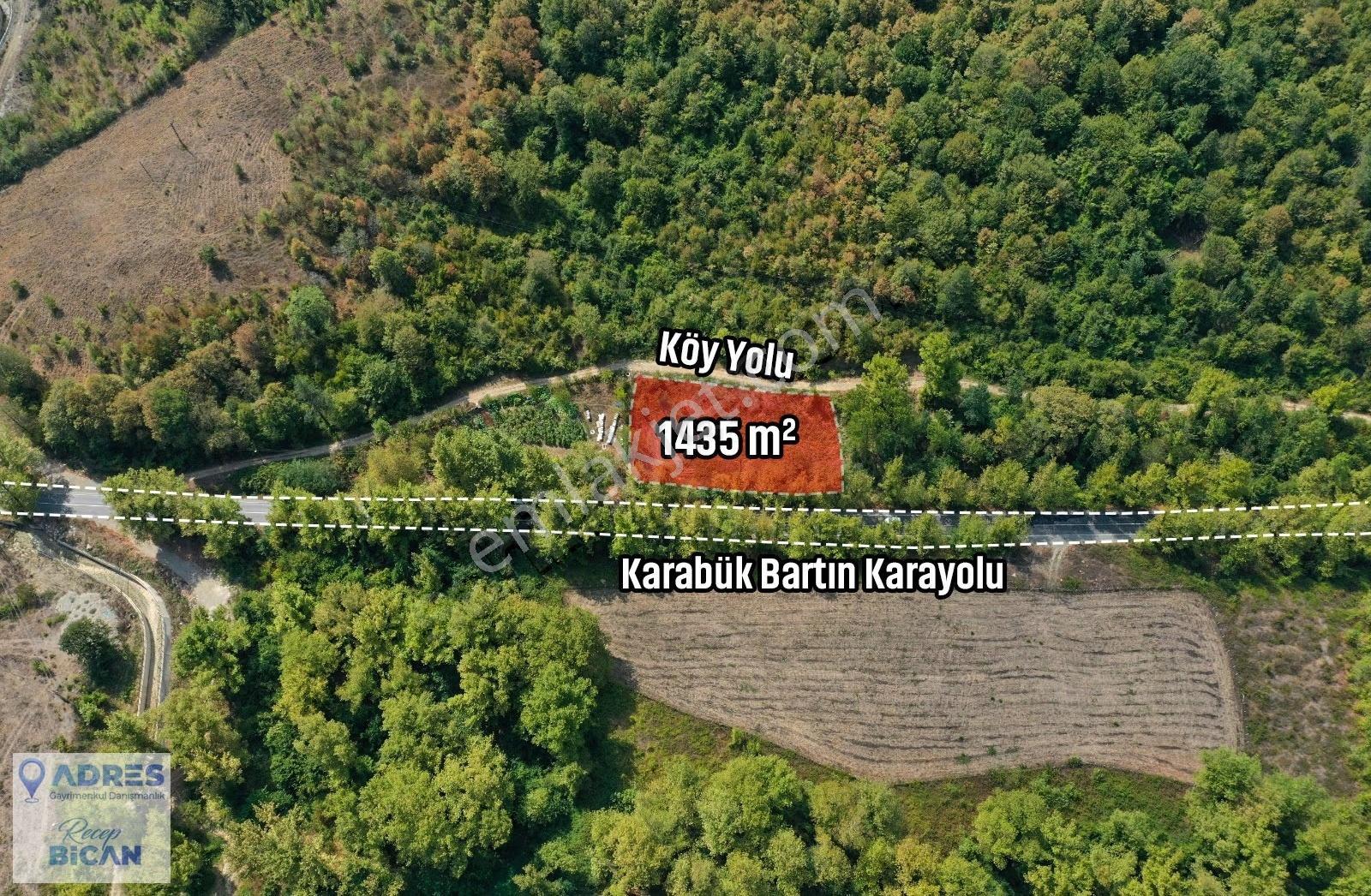 Bartın Sarnıç Köyü'nde Satılık 1.435 M² Tarla - Görsel 3