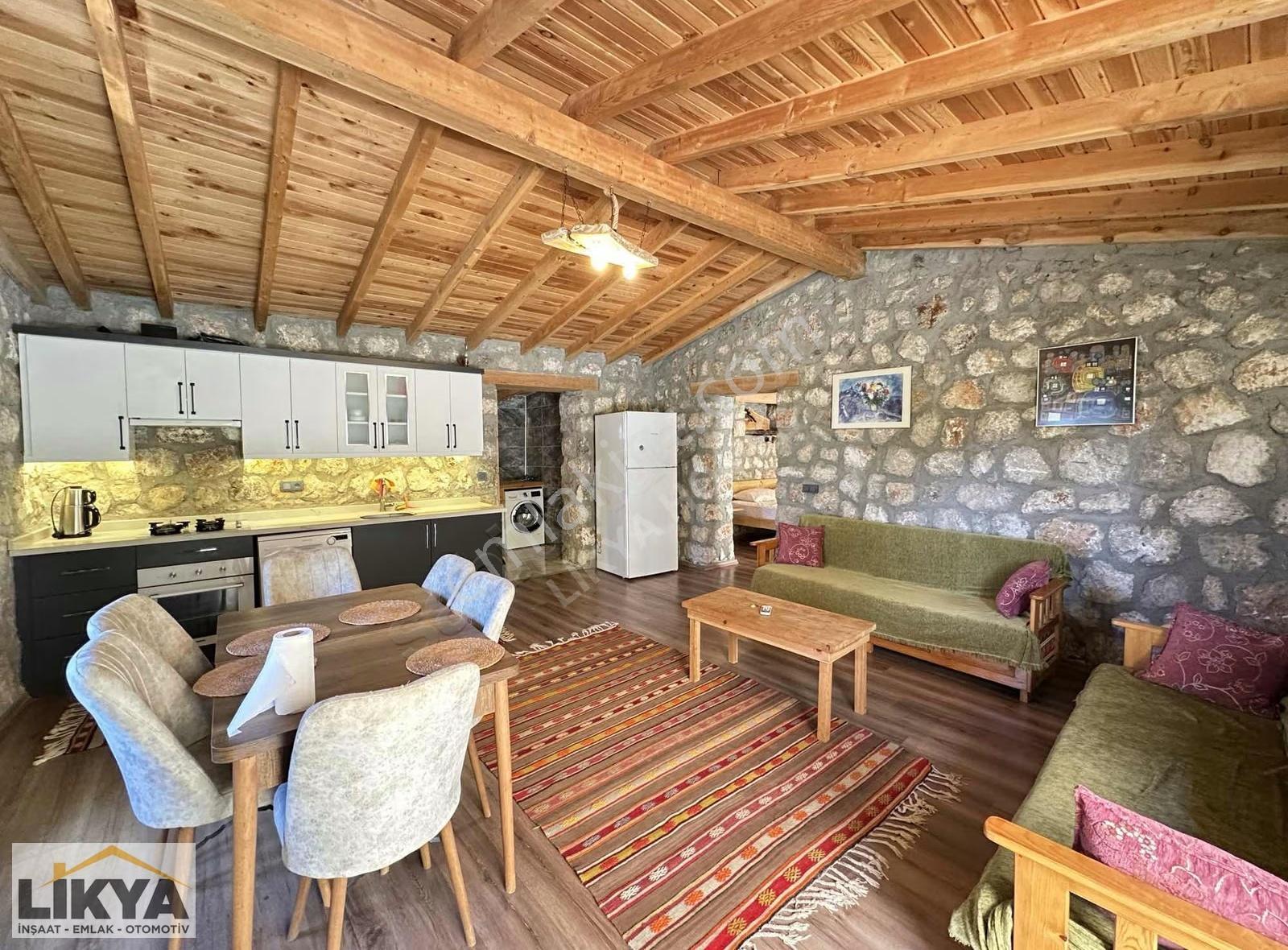 Fethiye Ölüdeniz Mah.de 1+1 Uzun Dönem Kiralık Taş Villa - Görsel 19