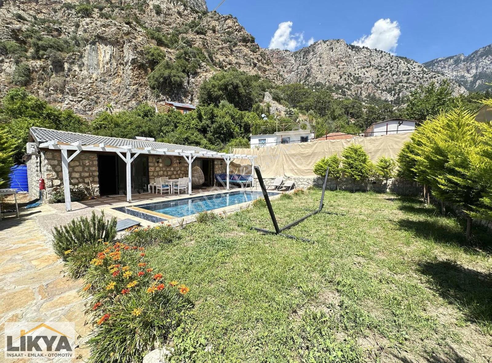 Fethiye Ölüdeniz Mah.de 1+1 Uzun Dönem Kiralık Taş Villa - Görsel 13