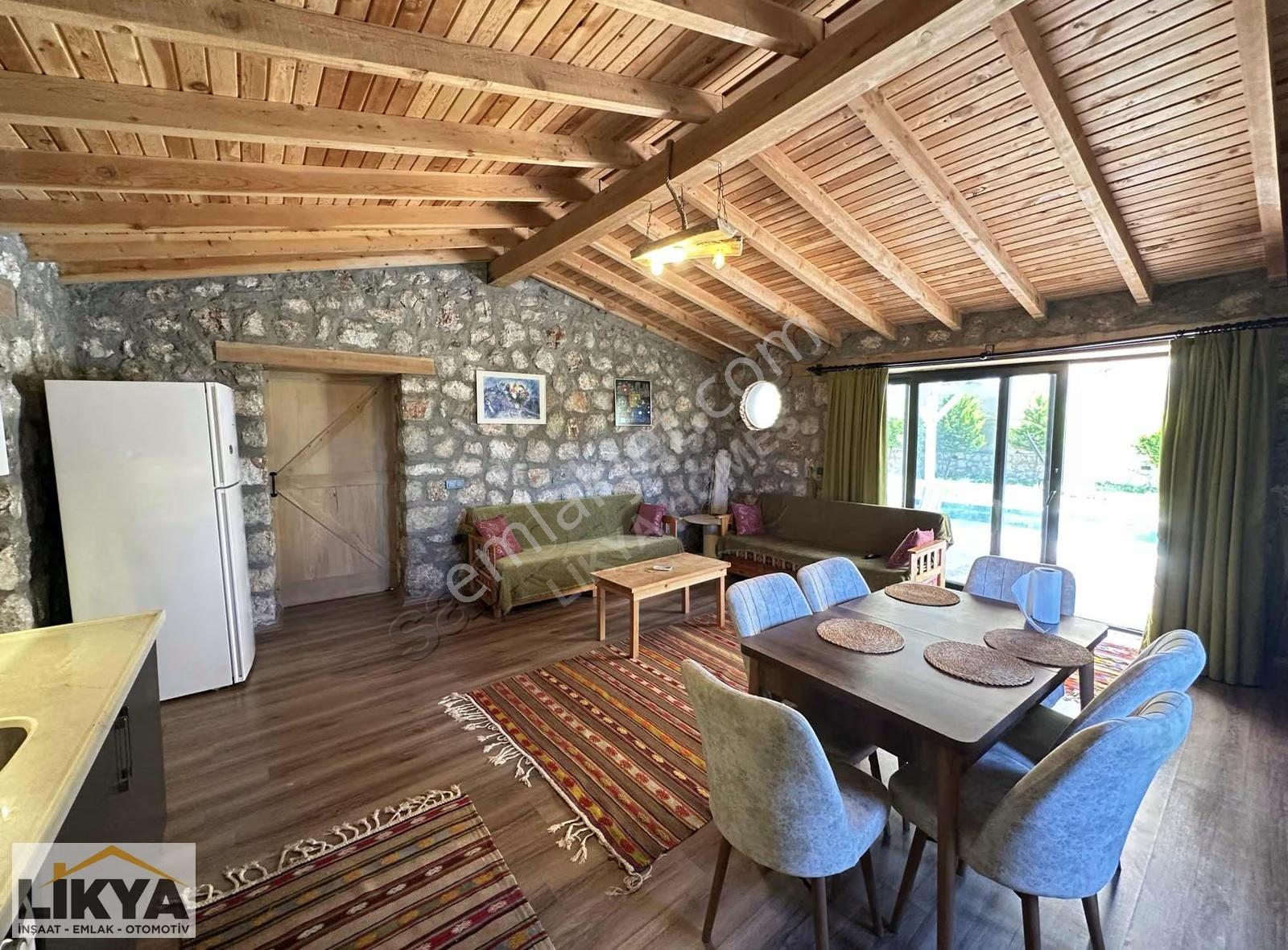 Fethiye Ölüdeniz Mah.de 1+1 Uzun Dönem Kiralık Taş Villa - Görsel 21