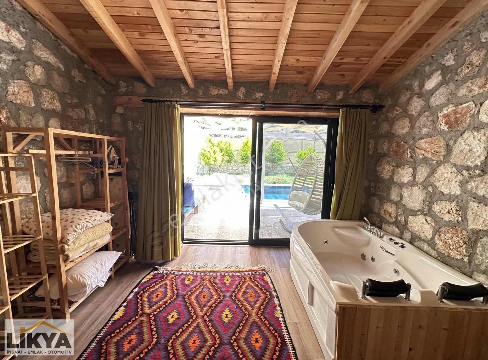 Fethiye Ölüdeniz Mah.de 1+1 Uzun Dönem Kiralık Taş Villa - Görsel 11