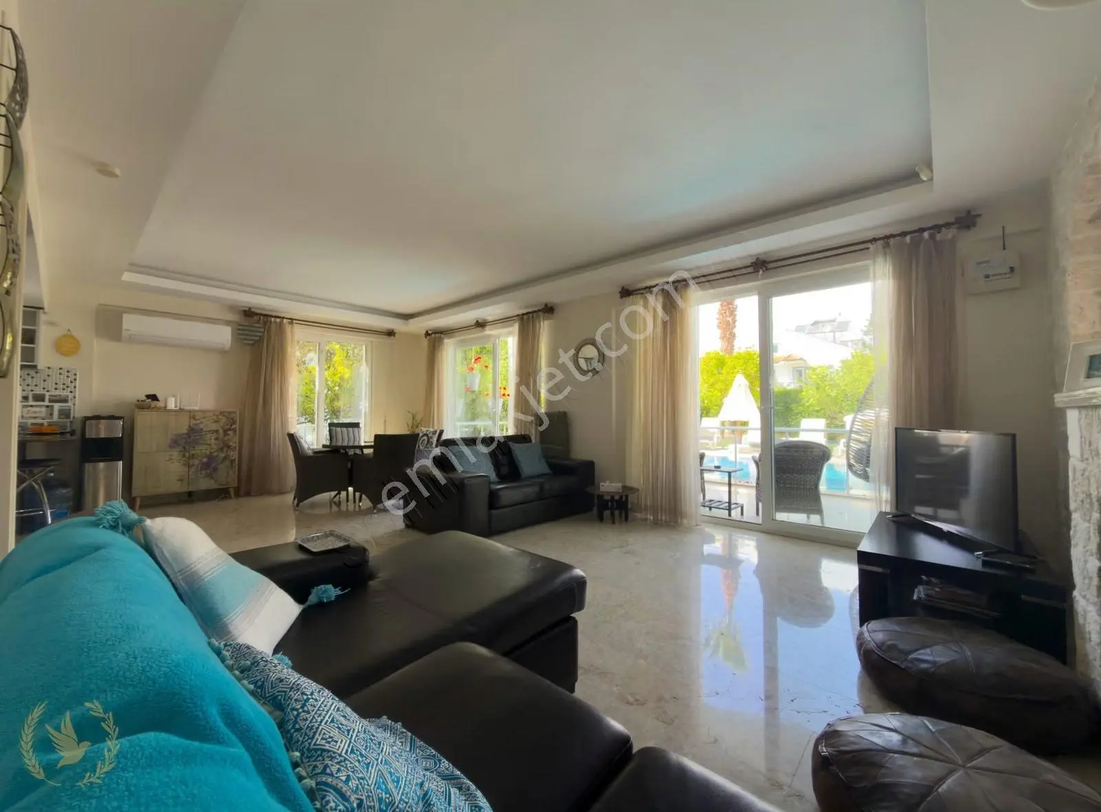 Çalış {villa Palm} Yüksek Galeri ,müstakil Bahçe ,3.5+1 Triplex - Görsel 4