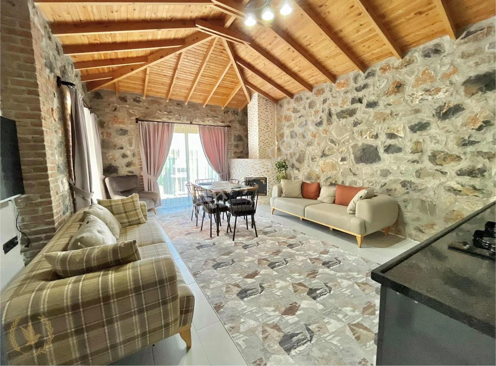 Fethiye Karaot Plajı Yakını Kiralık 2+1 Eşyalı Taş Villa - Görsel 5