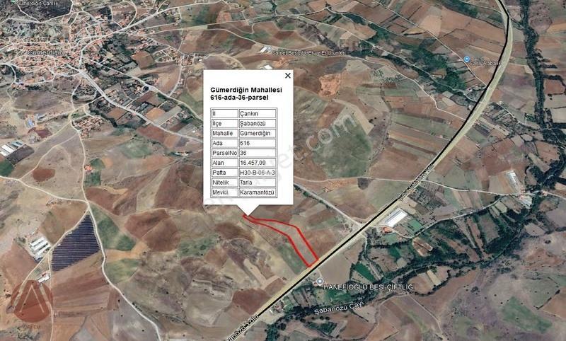 Çankırı, Şabanözü, Gümerdiğin, Ana Yol Cepheli Satılık Tarla - Görsel 9