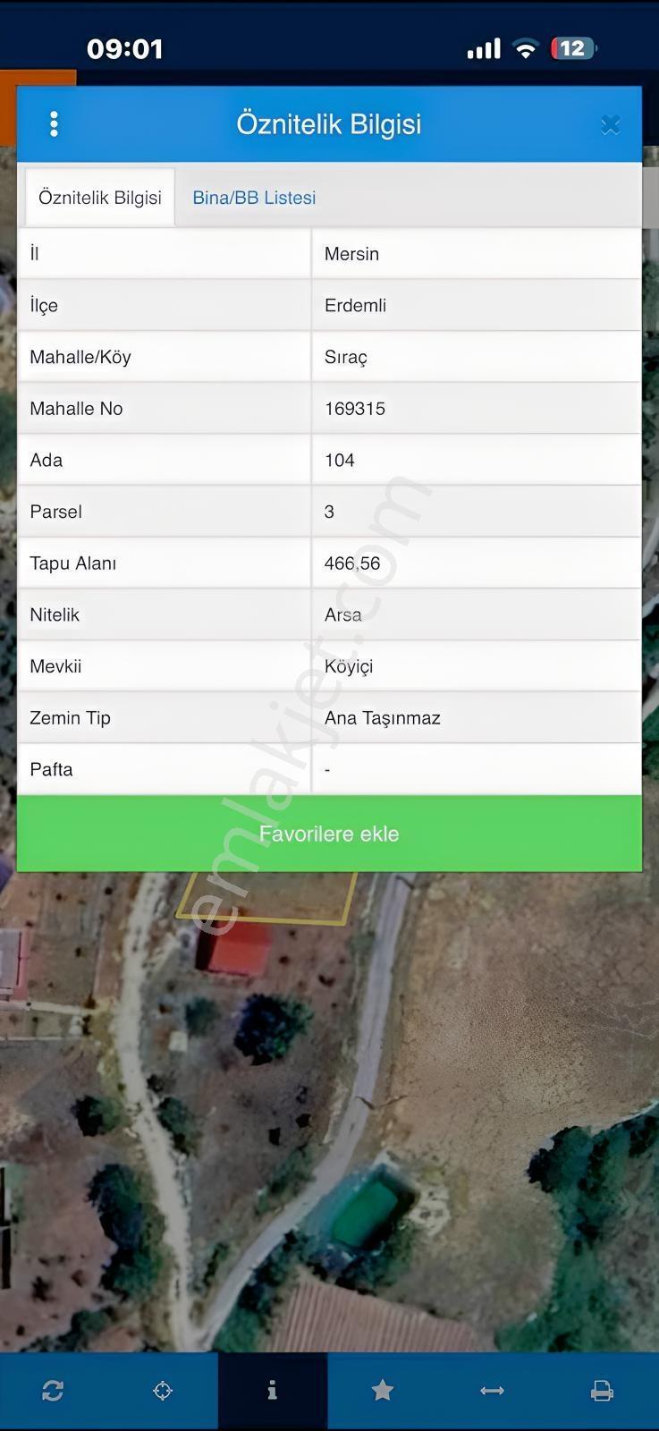 |ctn| Mersin Erdemli Sıraç Full Deniz Manz. Villalık Arsa - Görsel 3