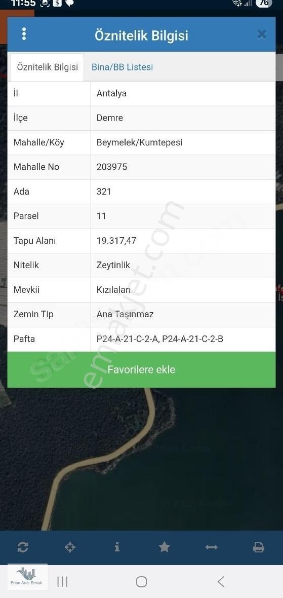Demre De Full Kapanmaz Deniz Manzaralı Arsa... - Görsel 2